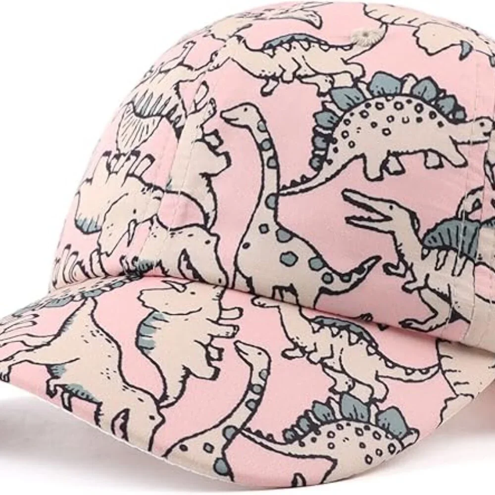 ✨ Dinosaur Girls Baseball Caps OS